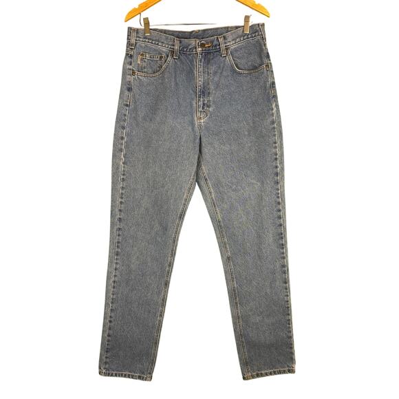 CARHARTT Mens Jeans Blue Sz 36 x 36 100% Cotton Excellent Condition - Picture 1 of 7